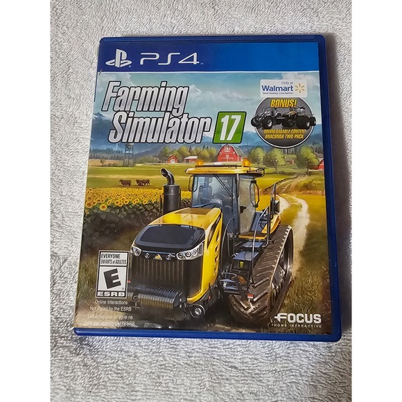 Farming Simulator 17 PS4 Game Walmart Bonus Downloadable Content‎ Tractor - Picture 1 of 4